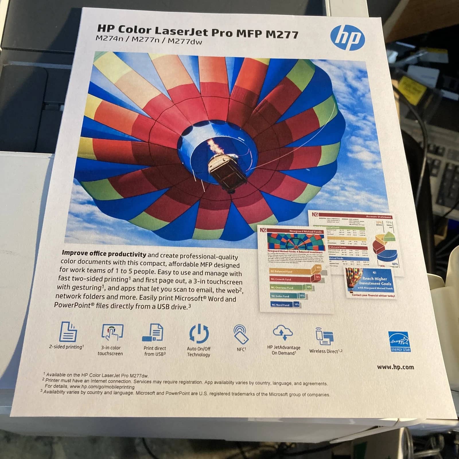 HP Laserjet Pro MFP M277DW Printers Used - Good