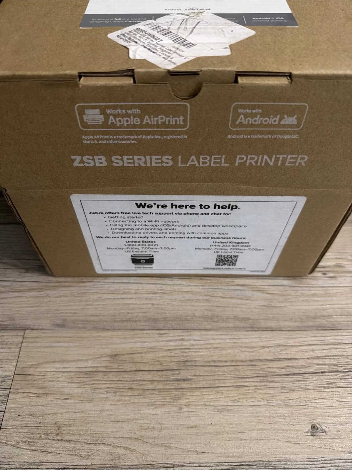 Zebra Zsb-dp14 Printers New