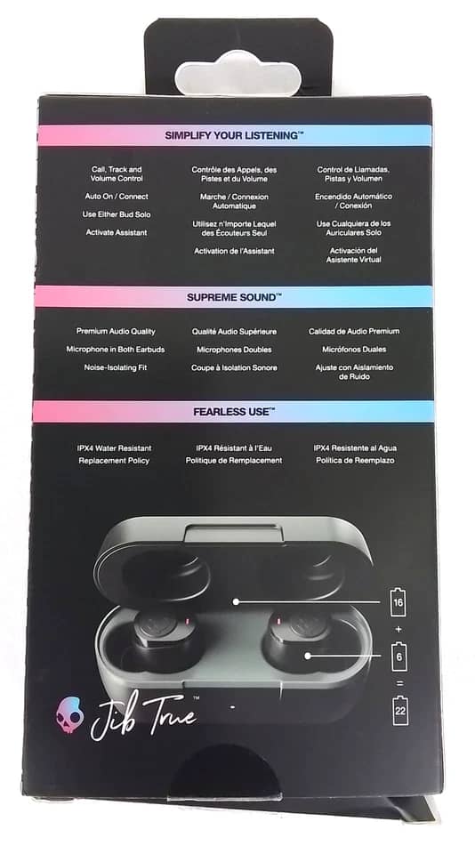 Skullcandy Jib True Headphones & Earbuds Gray New
