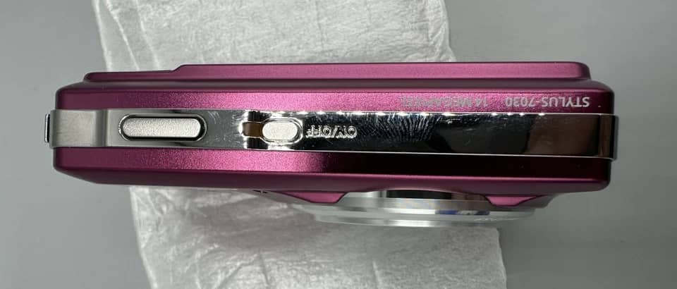 OM SYSTEM Stylus 7030 Digital Cameras Silver Open-Box Excellent Body Only