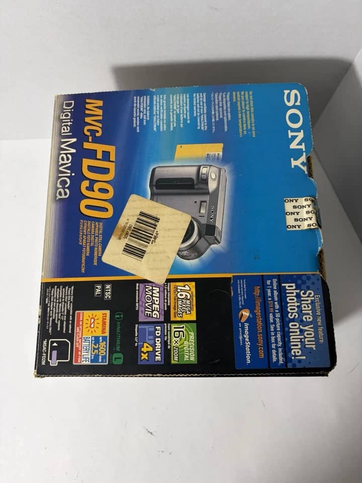 Sony MVC-FD90 Digital Cameras Gray New Body Only