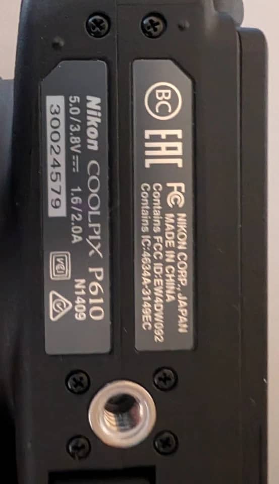Nikon COOLPIX P610 Digital Cameras Black New Body Only