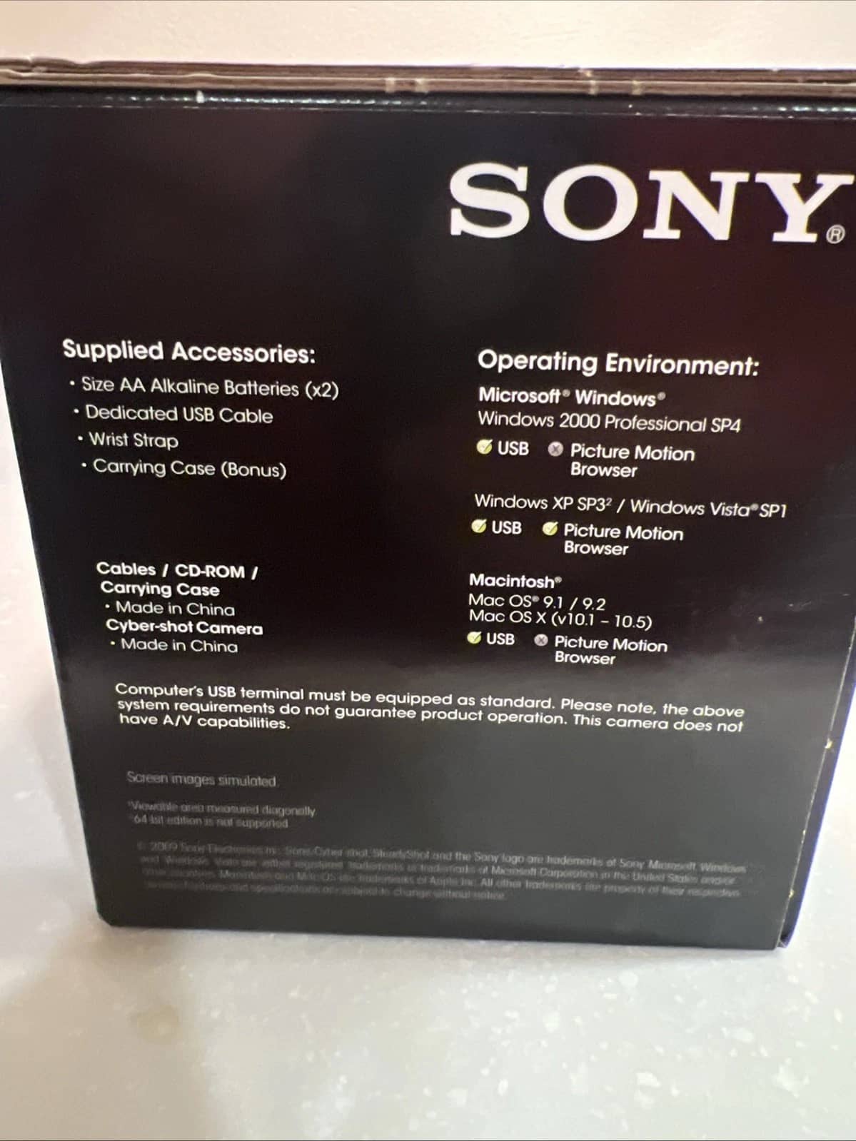 Sony DSC-S930 Digital Cameras Silver Open-Box Excellent Body Only