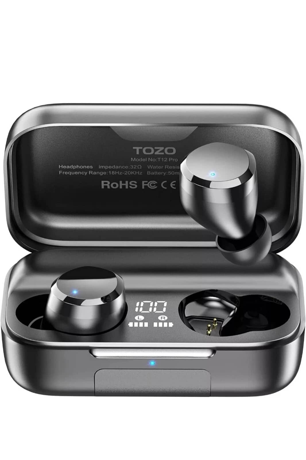 TOZO T12 pro Headphones & Earbuds Black New