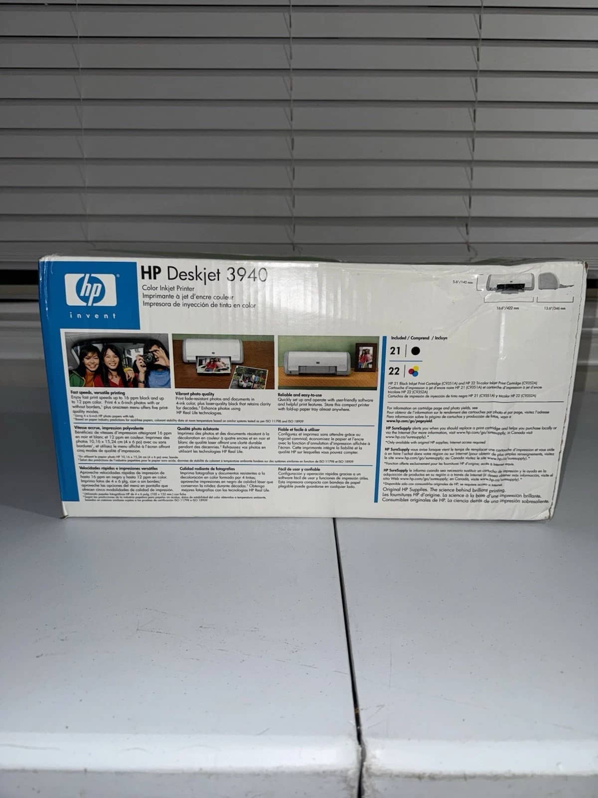 HP Inkjet 3940 Printers New