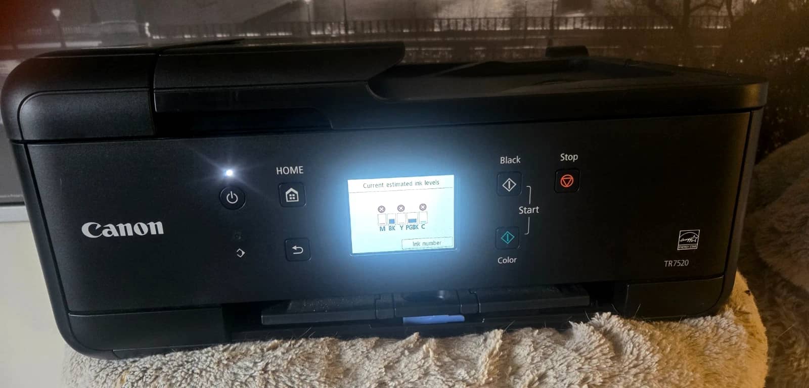 Canon PIXMA TR7520 Printers For parts or not working