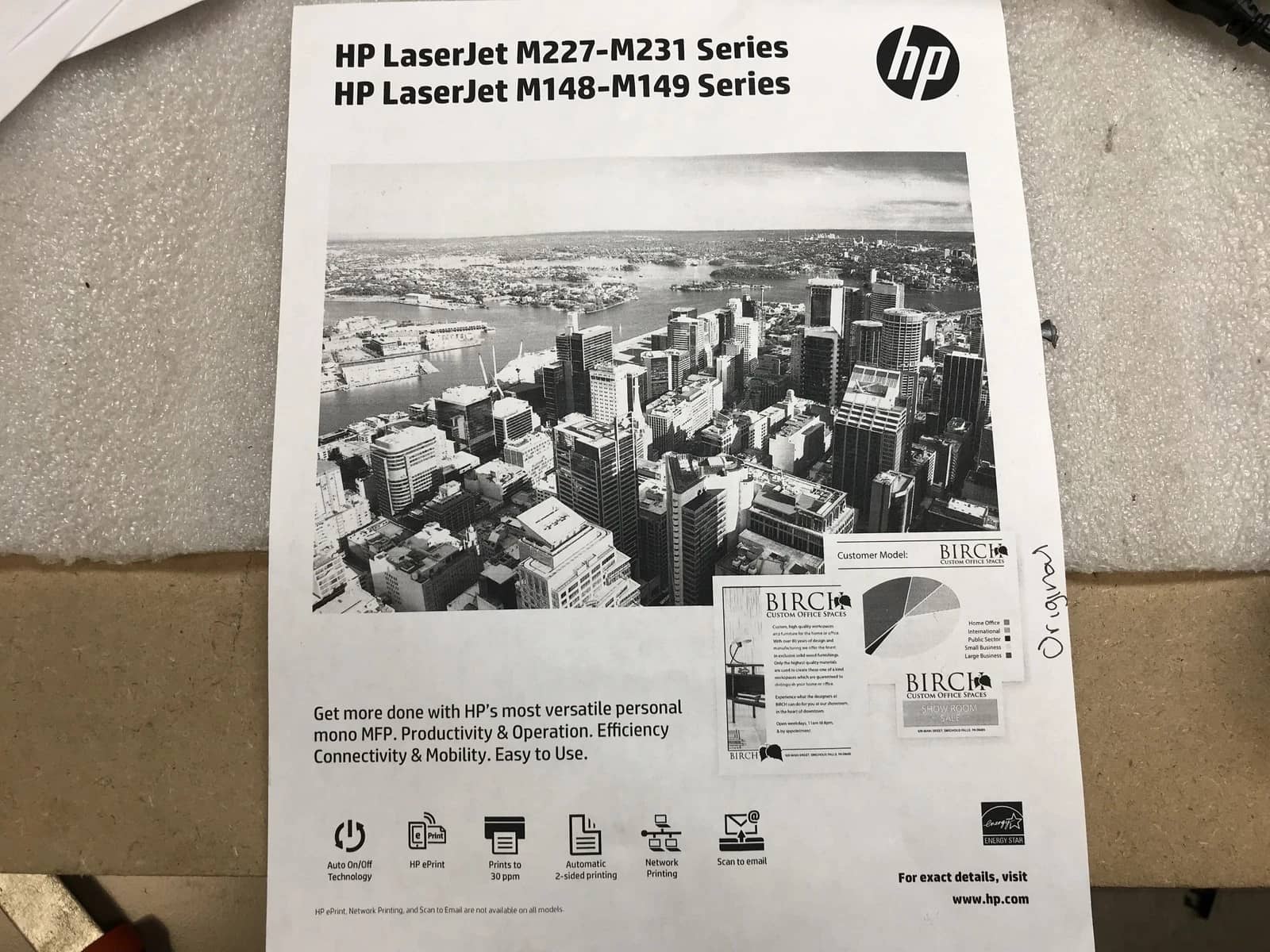 HP MFP M227dn Printers Used - Good