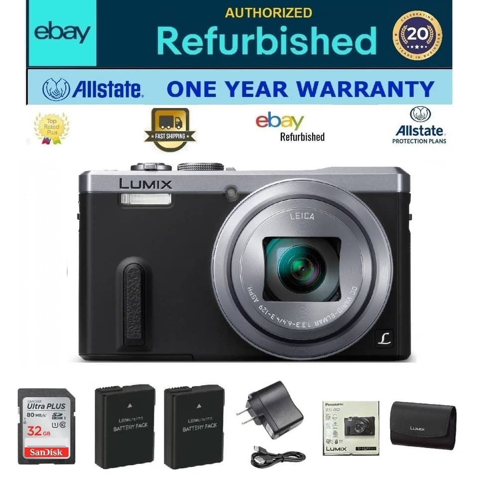 Panasonic LUMIX ZS40 Digital Cameras Black New Body Only
