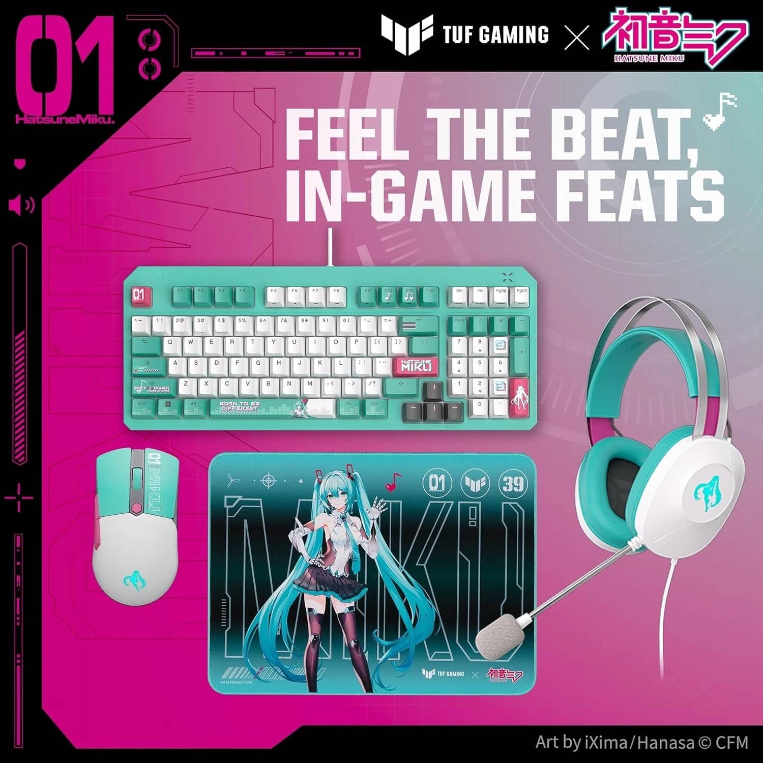 ASUS TUF Gaming H1 Gen II Headphones & Earbuds White New