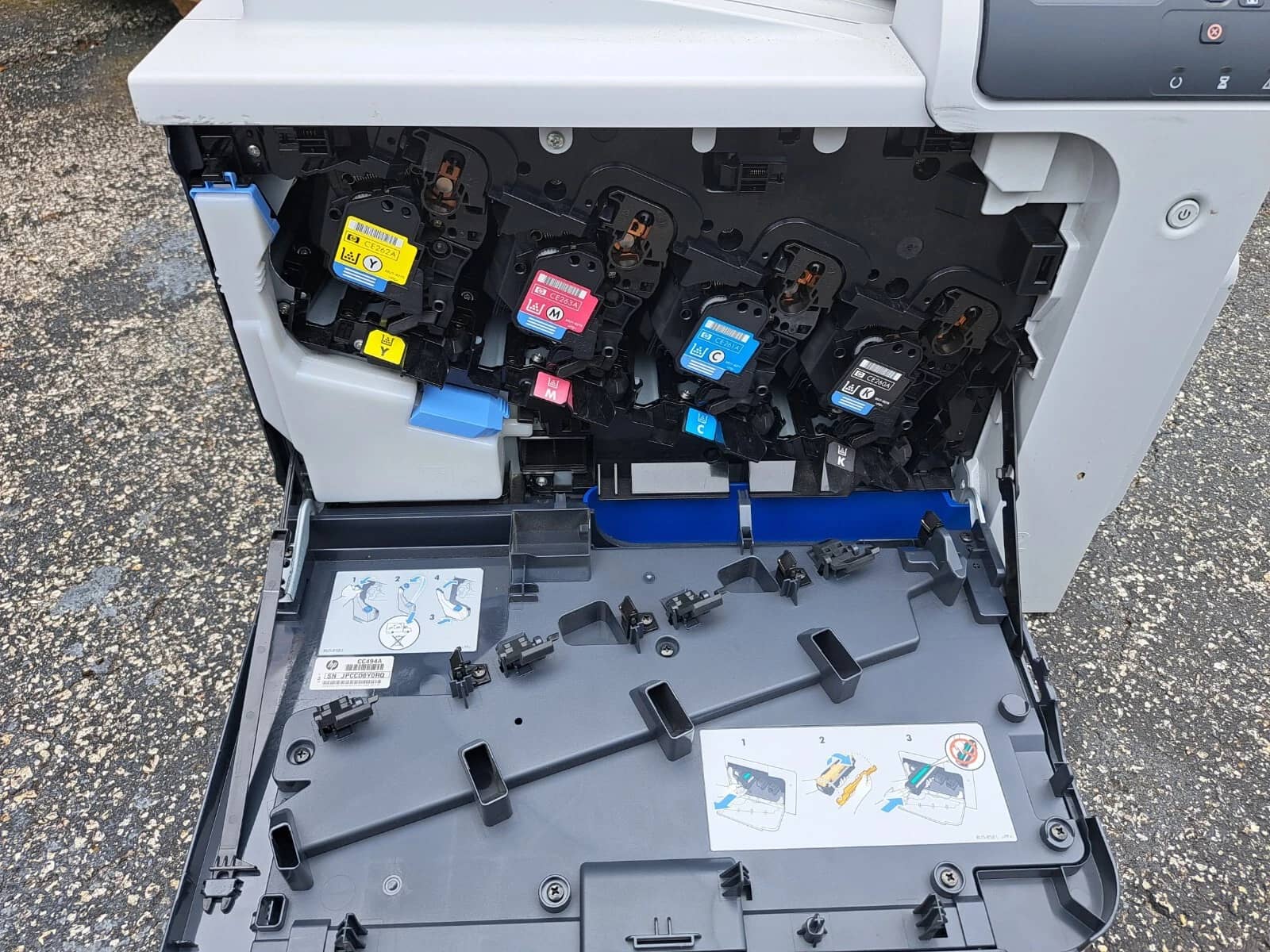 HP Color LaserJet CP452 Printers For parts or not working