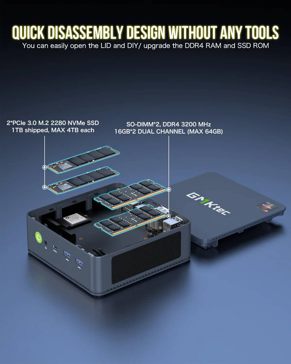 GMKtec M5 Plus Computers New