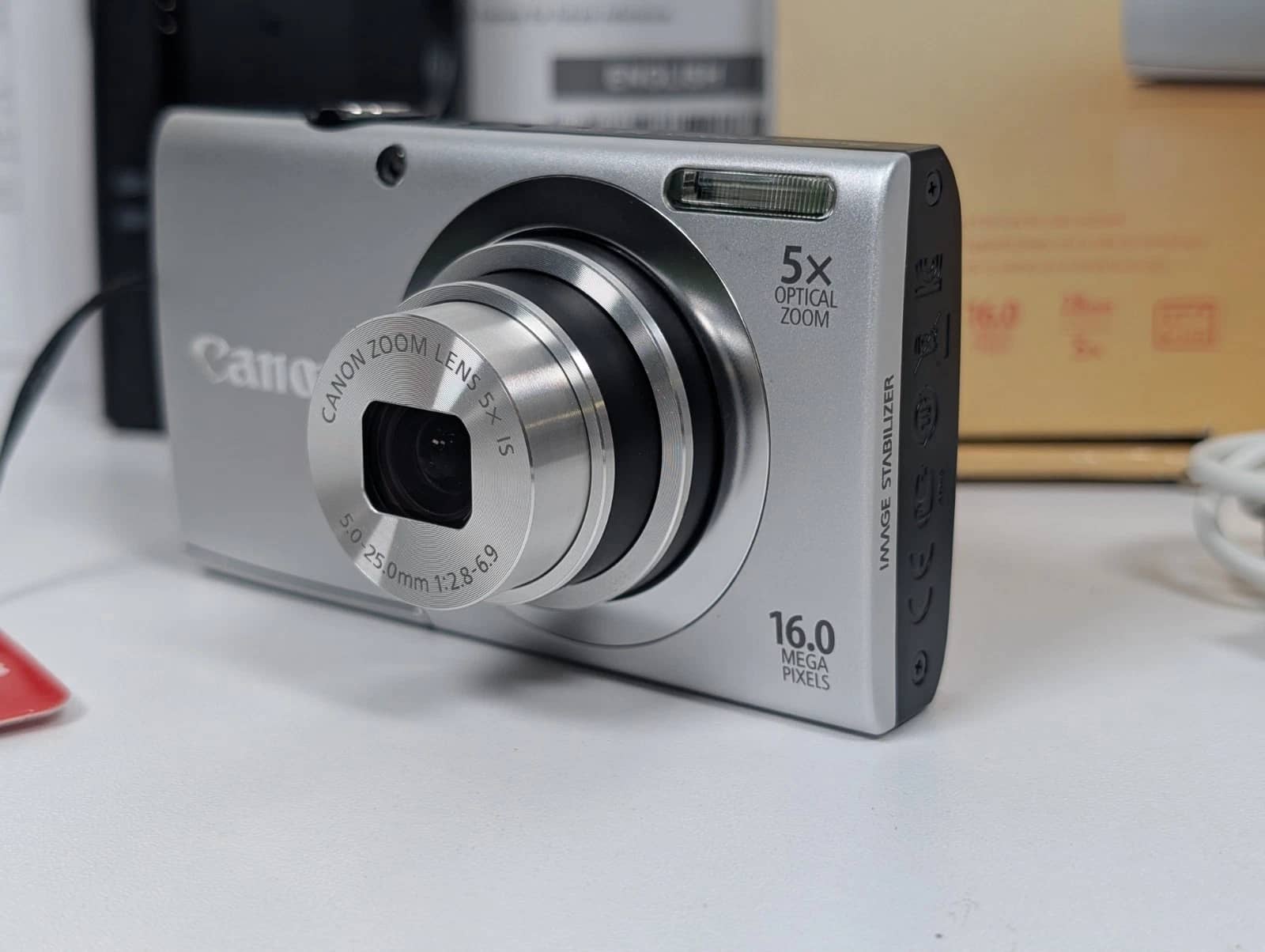 Canon PowerShot A2400 IS Digital Cameras Blue New Body Only