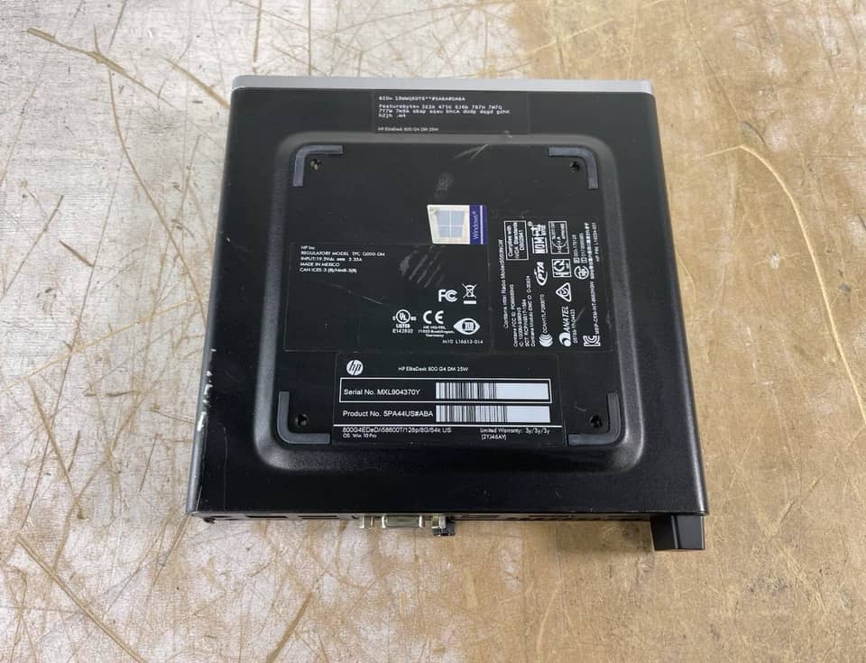 HP EliteDesk 800 G4 Mini Computers 256GB 8GB Refurbished - Excellent