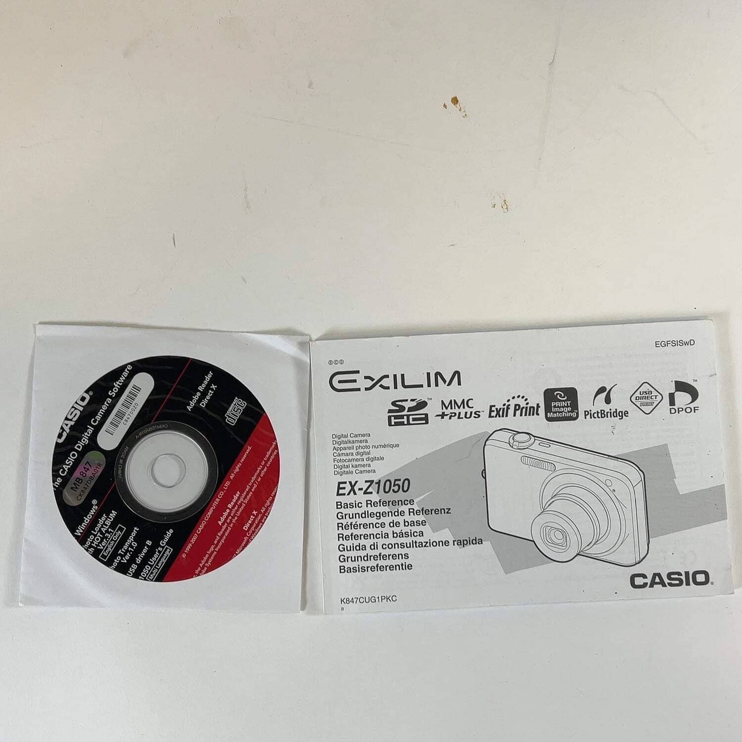 Casio Exilim EX-Z1050 Digital Cameras Black New Body Only