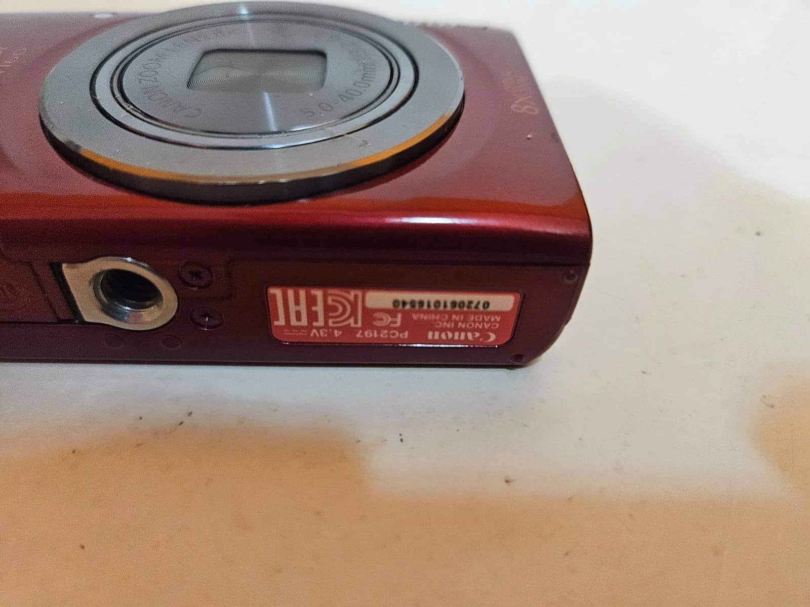 Canon PowerShot ELPH 160 Digital Cameras Red Used - Good Body Only