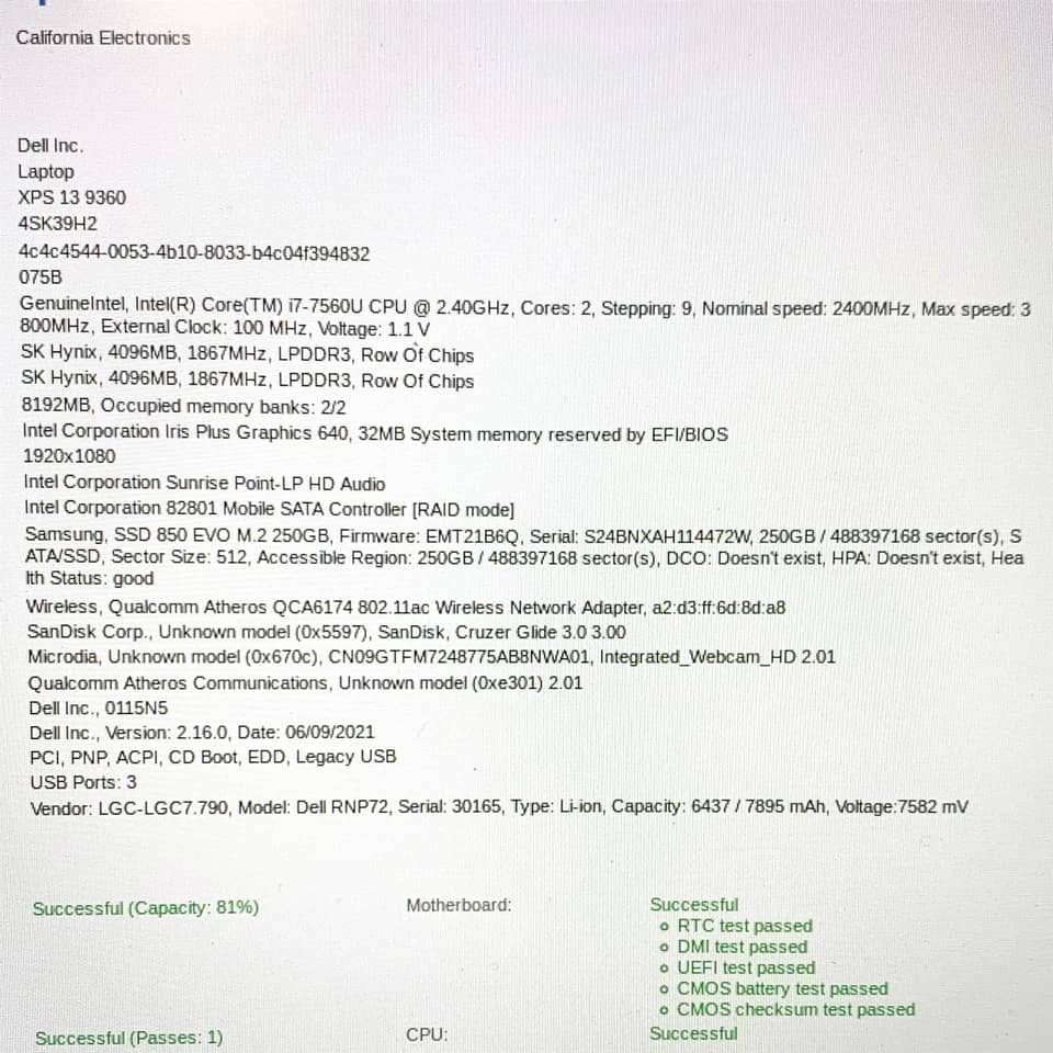 Dell XPS 13 Computers