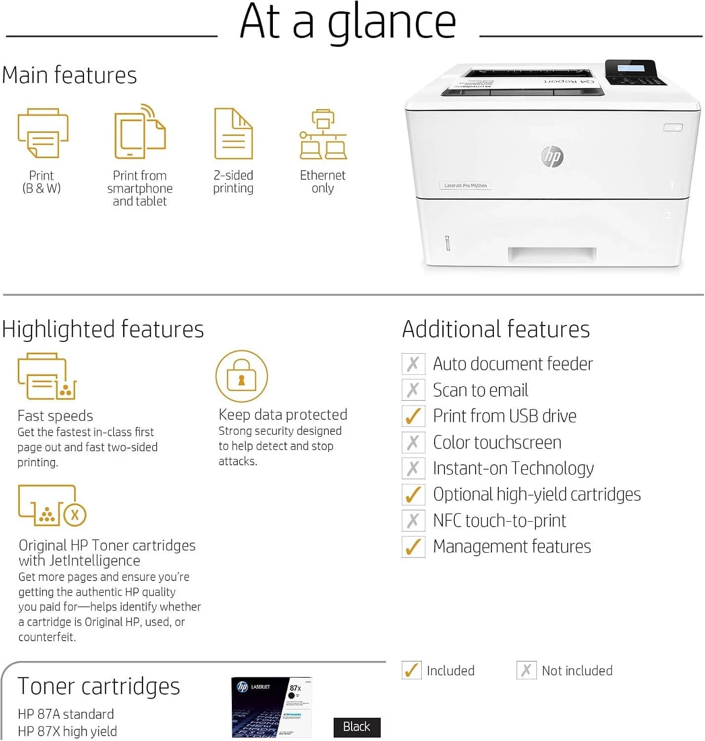 HP J8H61A Printers Refurbished - Excellent