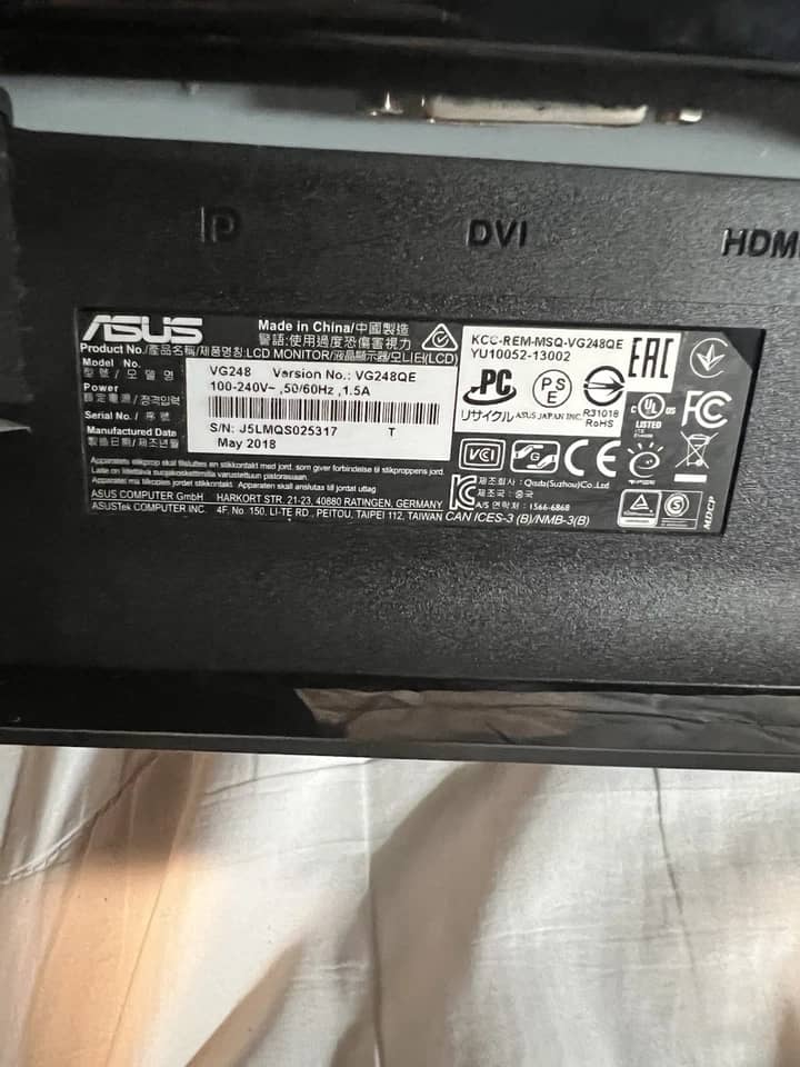 ASUS VG248QE Monitors