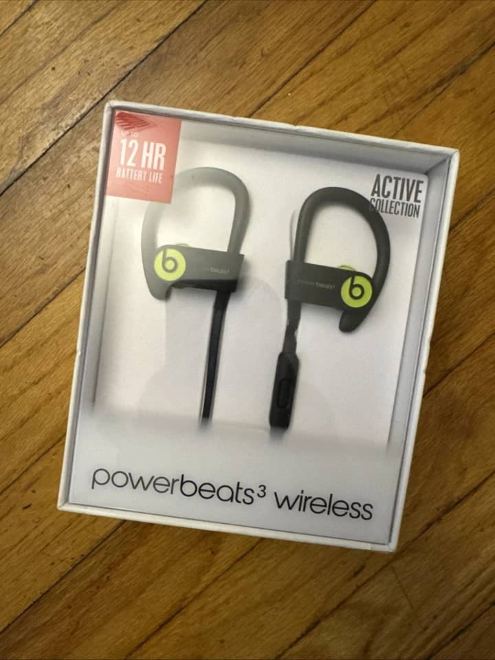 Beats Powerbeats3 Wireless Headphones & Earbuds Black New