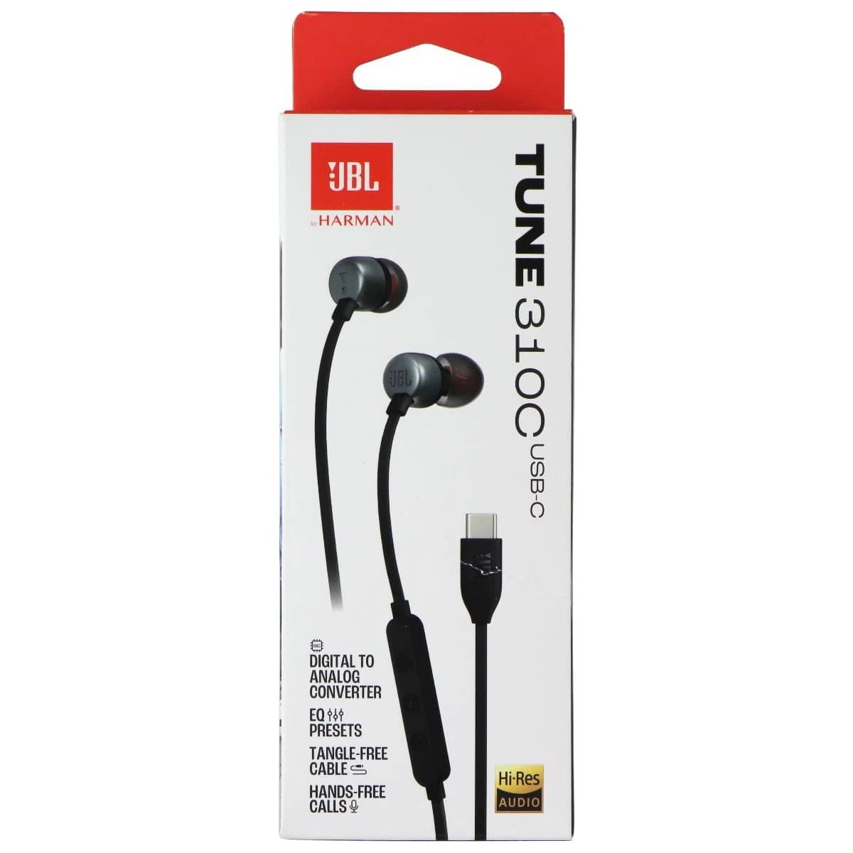 JBL TUNE 310C Headphones & Earbuds Black New