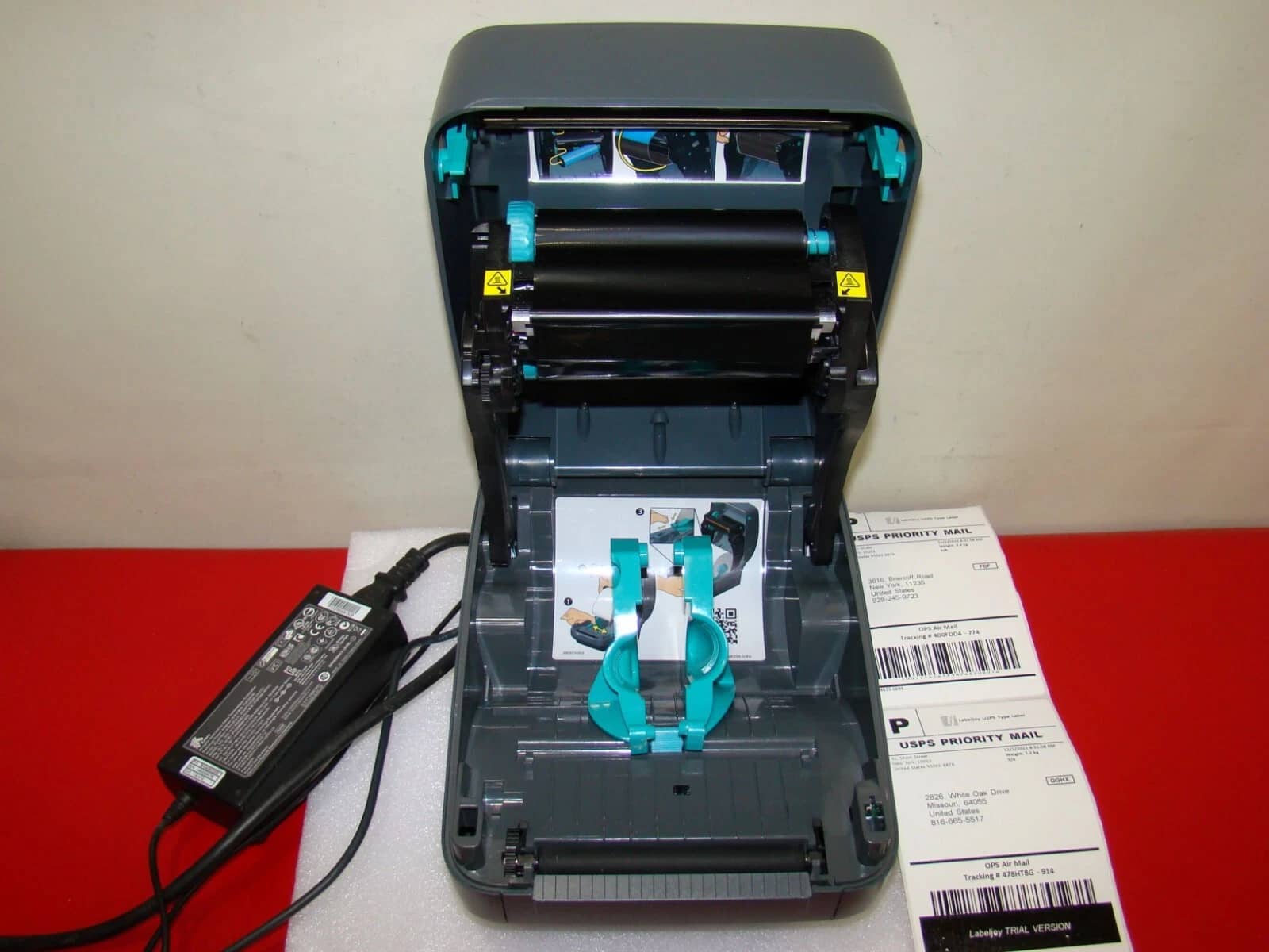 Zebra GX420T,GK420t Printers Used - Good
