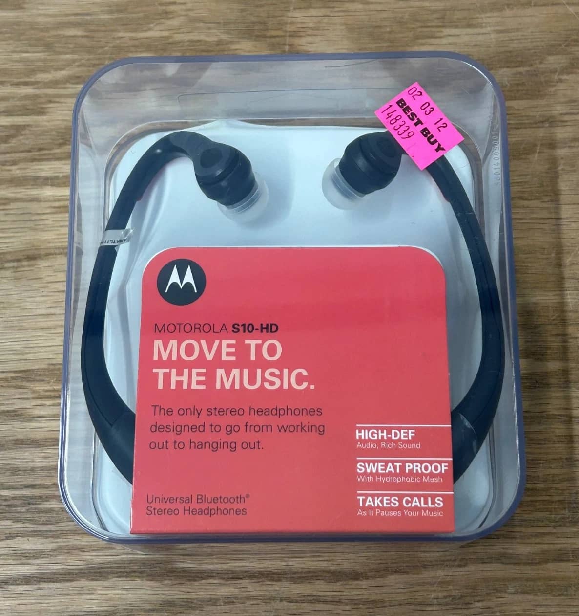 Motorola S10-HD Headphones & Earbuds Black New
