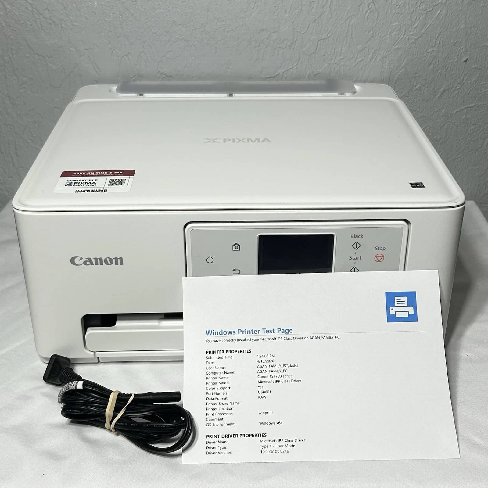 Canon PIXMA TS7722 Printers New