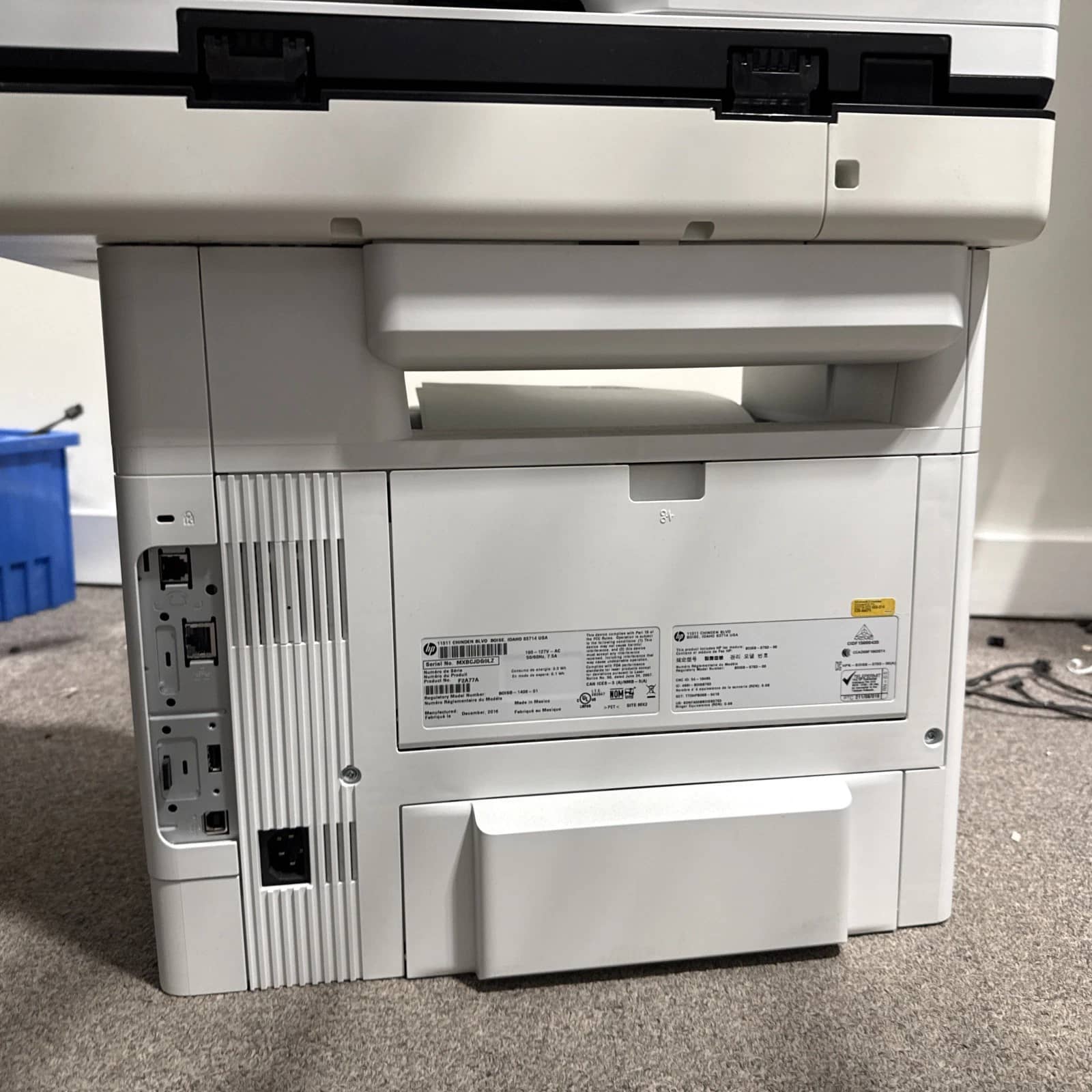 HP Laserjet Enterprise MFP M527 Printers Used - Good