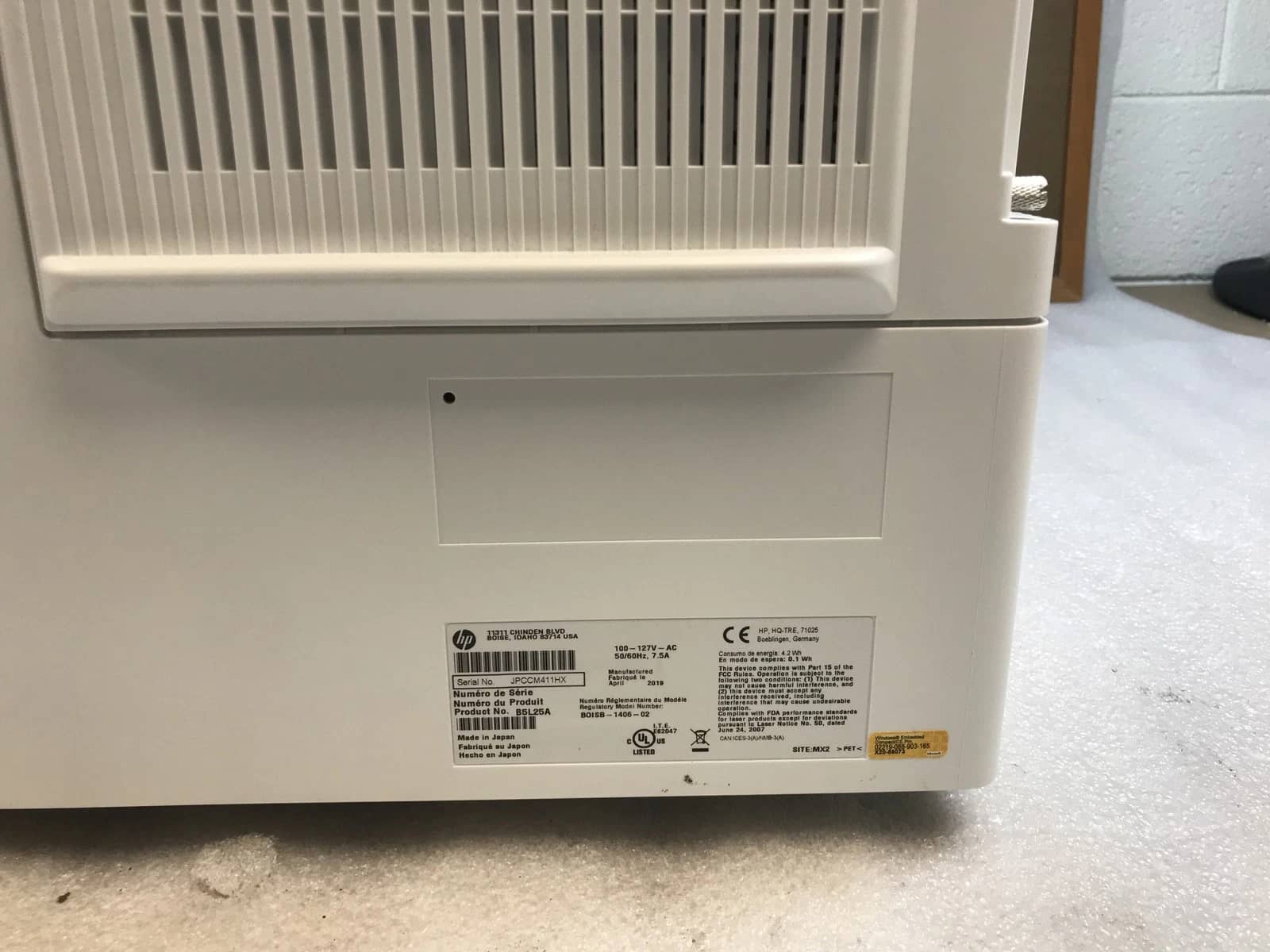 HP Color LaserJet Enterprise M553 Printers Used - Good