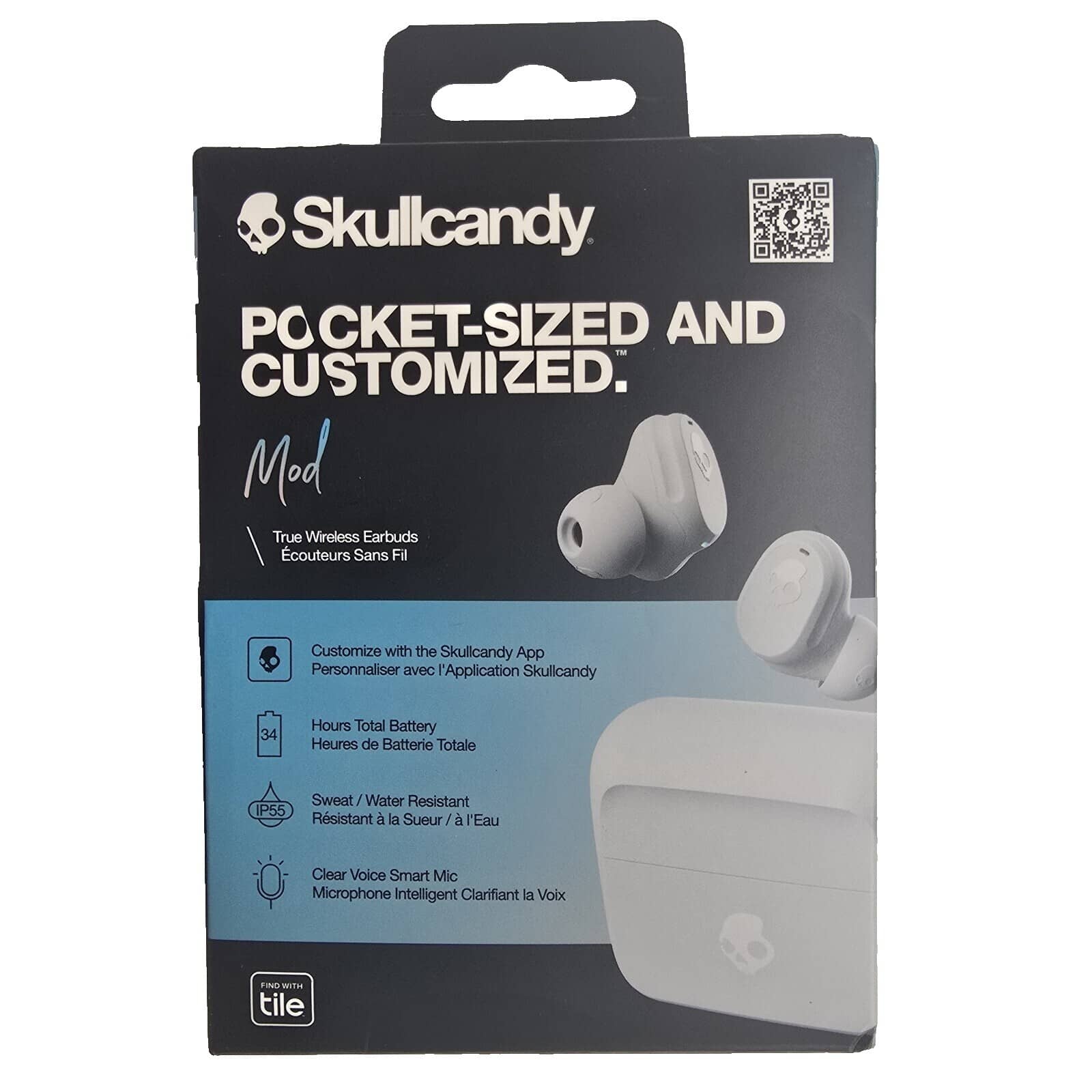 Skullcandy S2TDW-M739 Headphones & Earbuds Black New