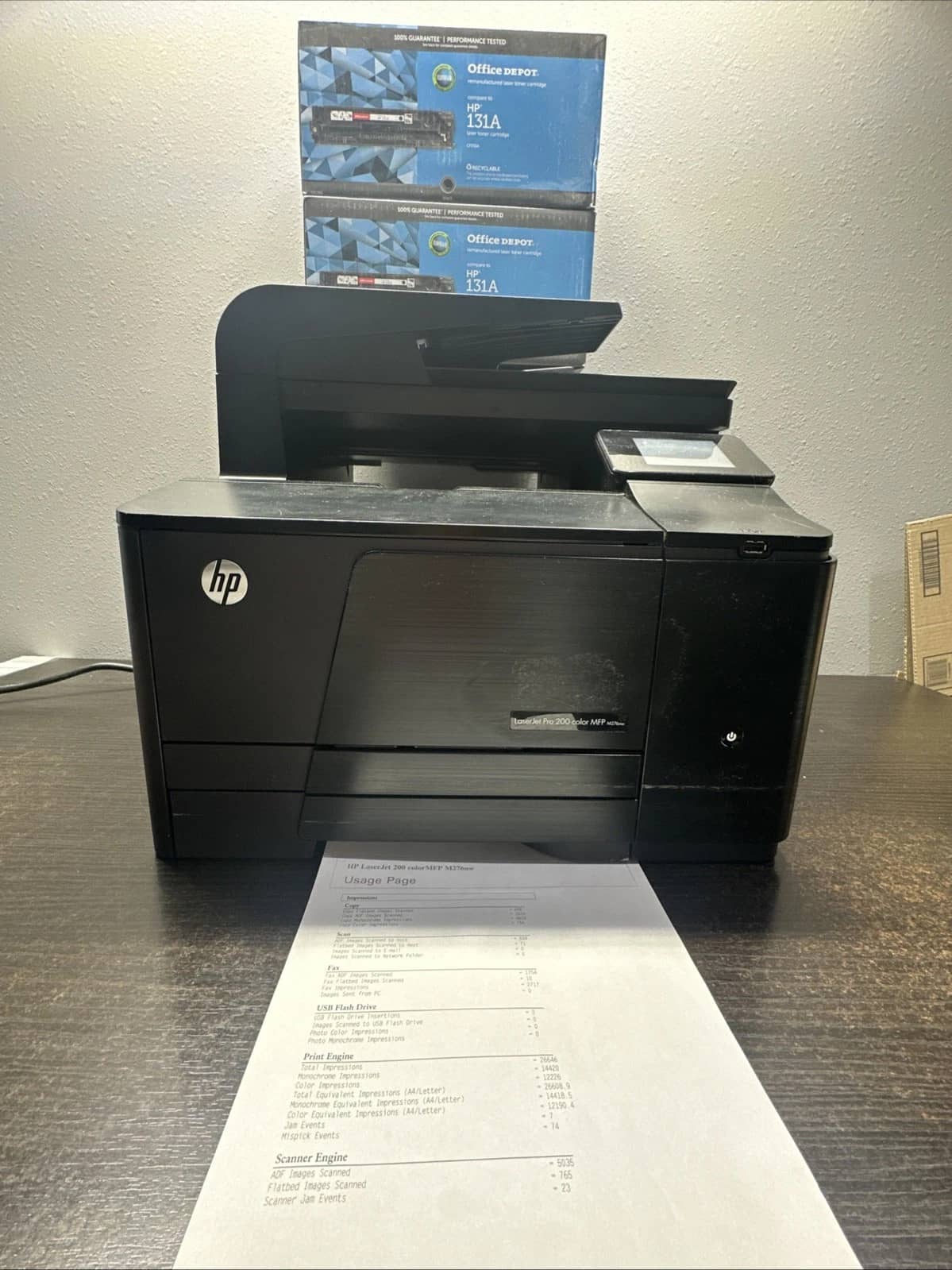 HP LaserJet pro 200 Color MFP M276nw Printers Used - Good