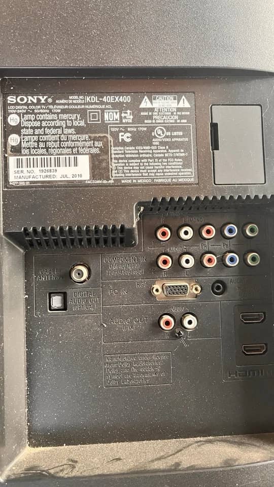 Sony 40E4KTUK TVs
