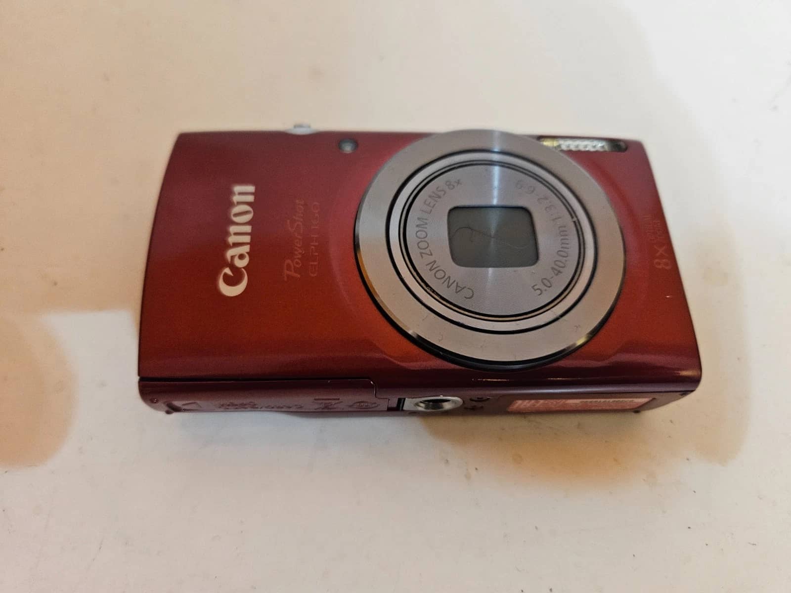 Canon PowerShot ELPH 160 Digital Cameras Red Used - Good Body Only