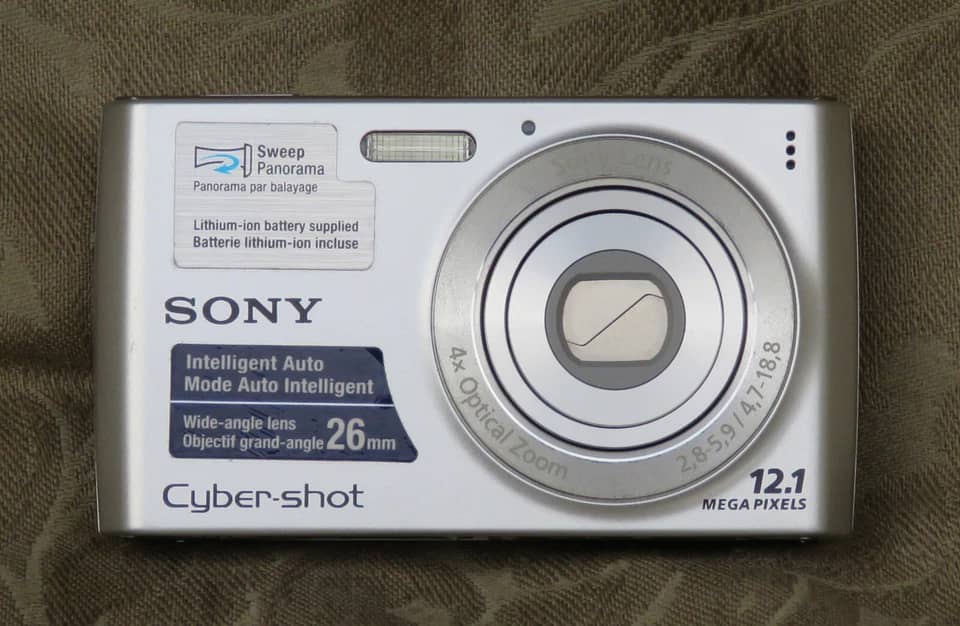 Sony Cyber-shot DSC-W510 Digital Cameras Black Used - Good Body Only