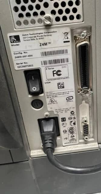 Zebra Z4M Plus DT Printers New