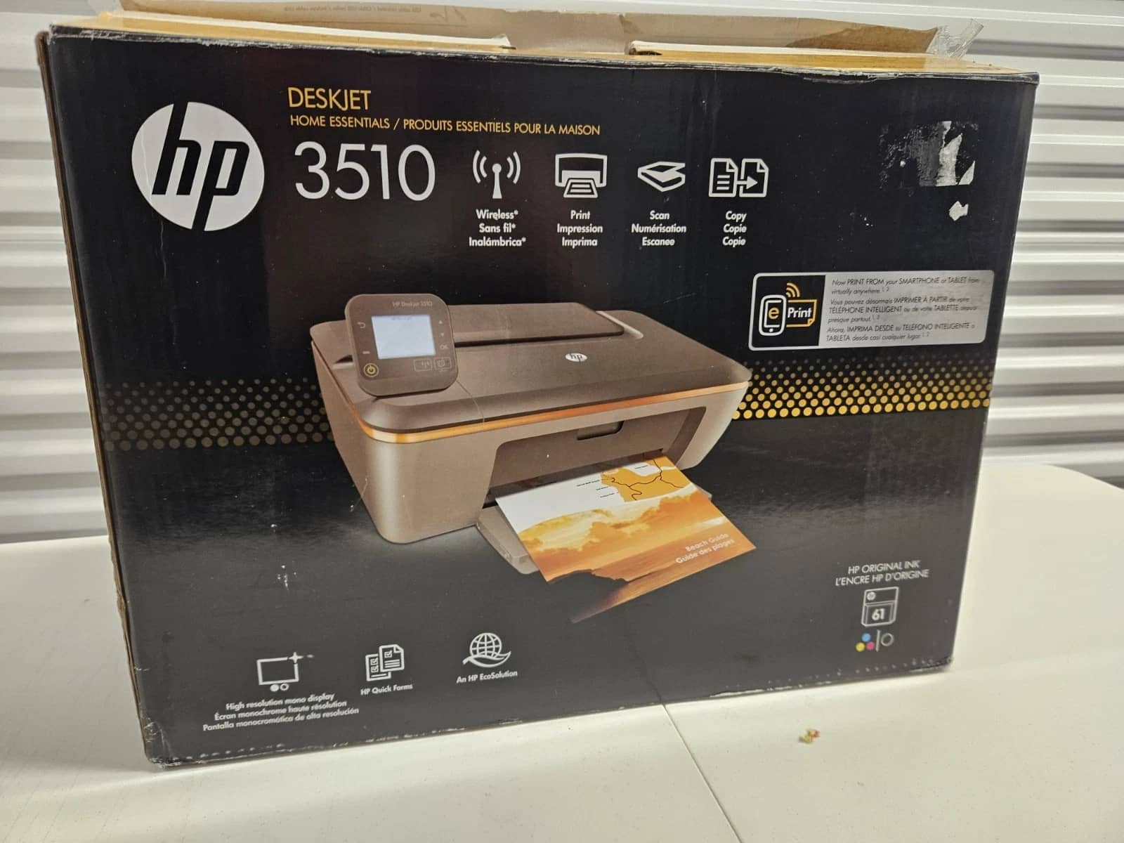 HP Deskjet 3510 Printers For parts or not working