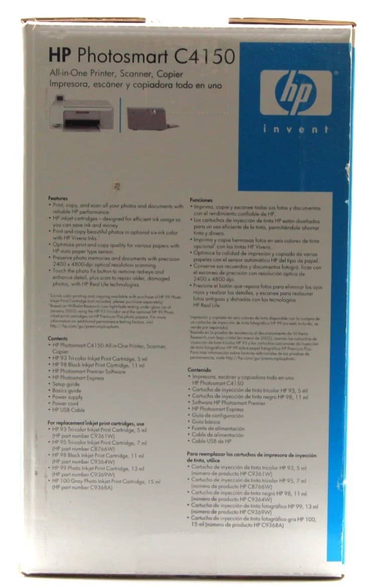 HP Photosmart C4150 Printers New