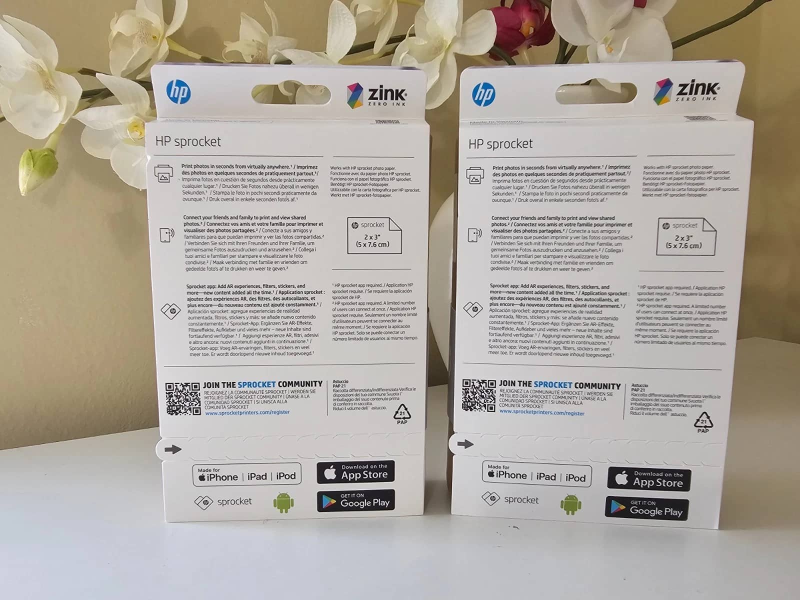 HP Sprocket 200 Wireless Color Inkjet Printer HPISPW Printers New