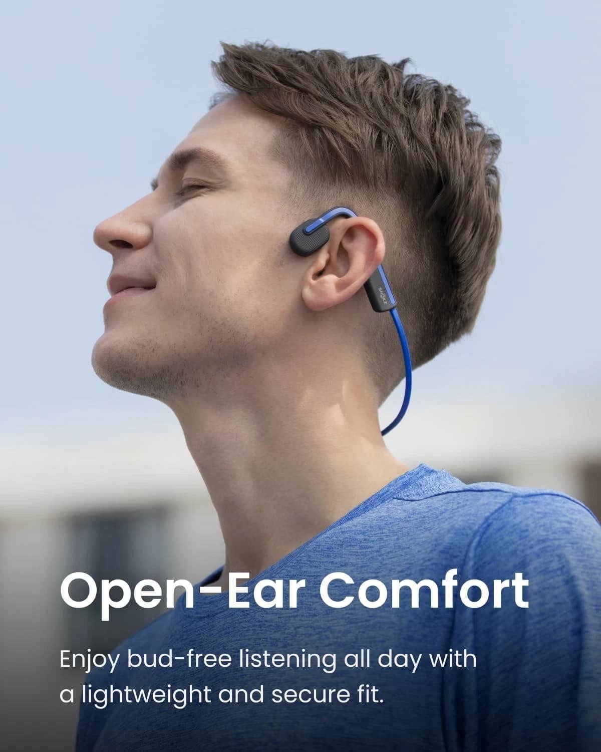 Shokz OpenMove S661 Headphones & Earbuds Gray New