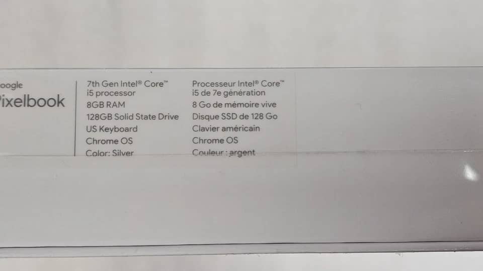 Google PixelBook Computers New