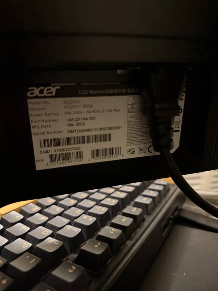 Acer KG241Y Monitors