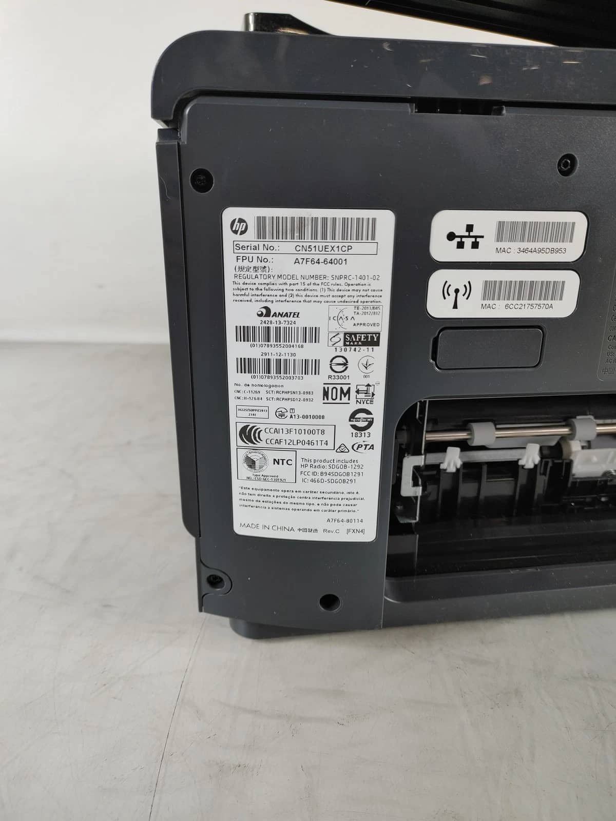 HP A7F64A Printers For parts or not working