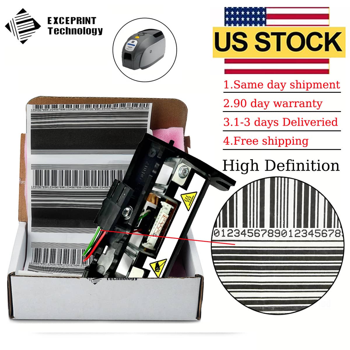 Zebra ZC350 Printers Used - Good