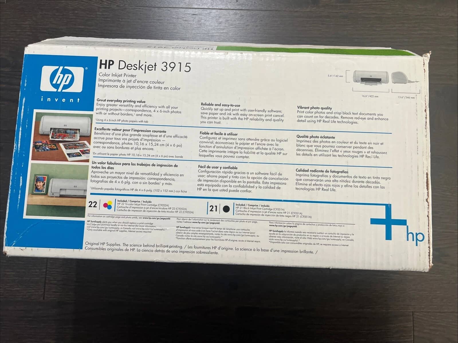 HP 3915 Printers Open-Box Excellent