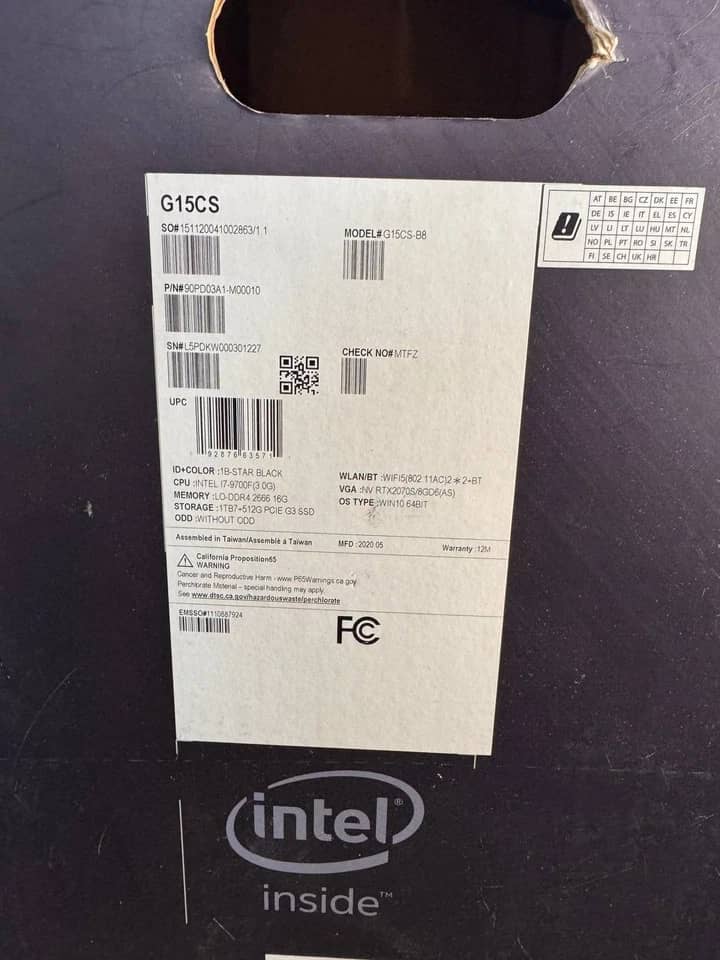 ASUS G15 Computers