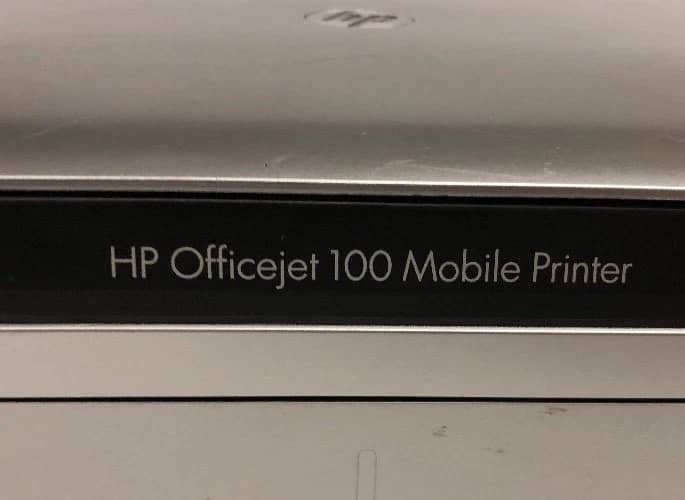 HP BROKEN- HP OFFICEJET 100 MOBILE Printers For parts or not working