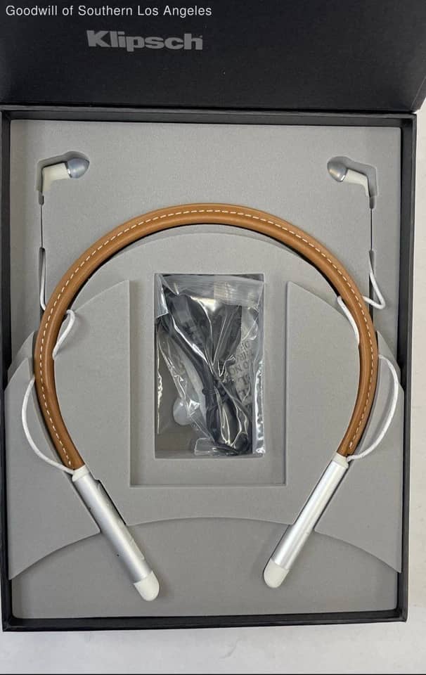 Klipsch T5 Neckband Headphones & Earbuds Brown New