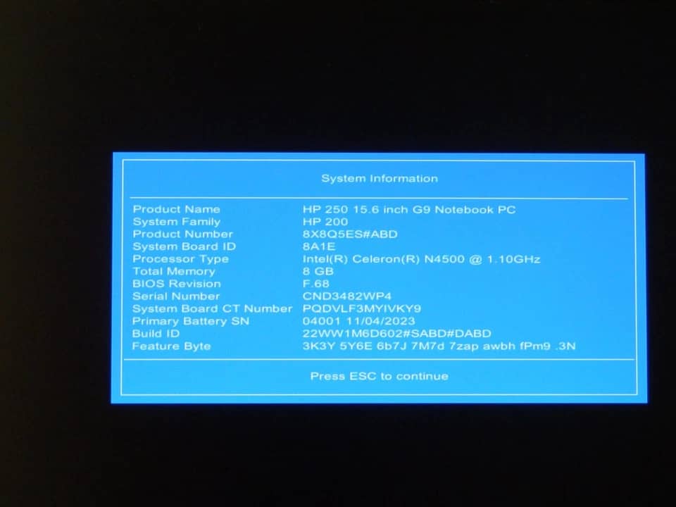 HP 250 G9 Computers