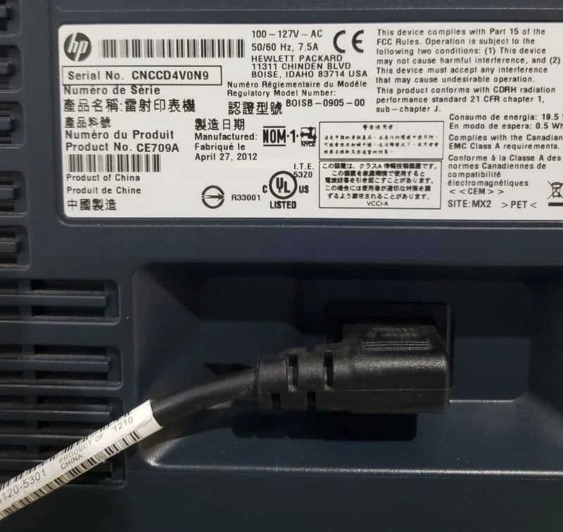 HP Color LaserJet CP5525xh Printers Used - Good
