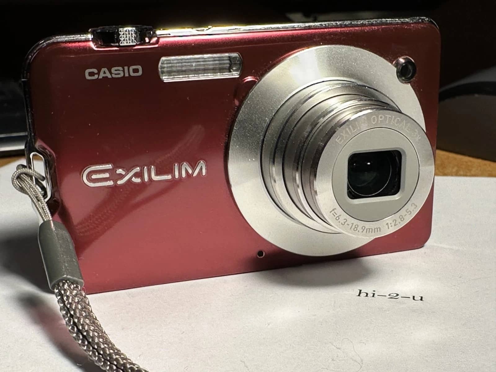 Casio Exilim EX-S10 Digital Cameras Red Used - Good Body Only